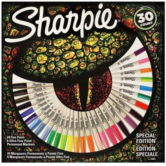 Sharpie Permanent Markers Set Special Edition Croc 26 Pcs || مجموعة الوان شاربي ٢٦ لون طقم التمساح
