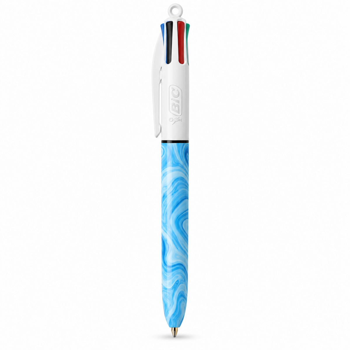 BIC 4 Colours Hydro Light Blue Pens || قلم بيك 4 ألوان هيدرو أزرق فاتح