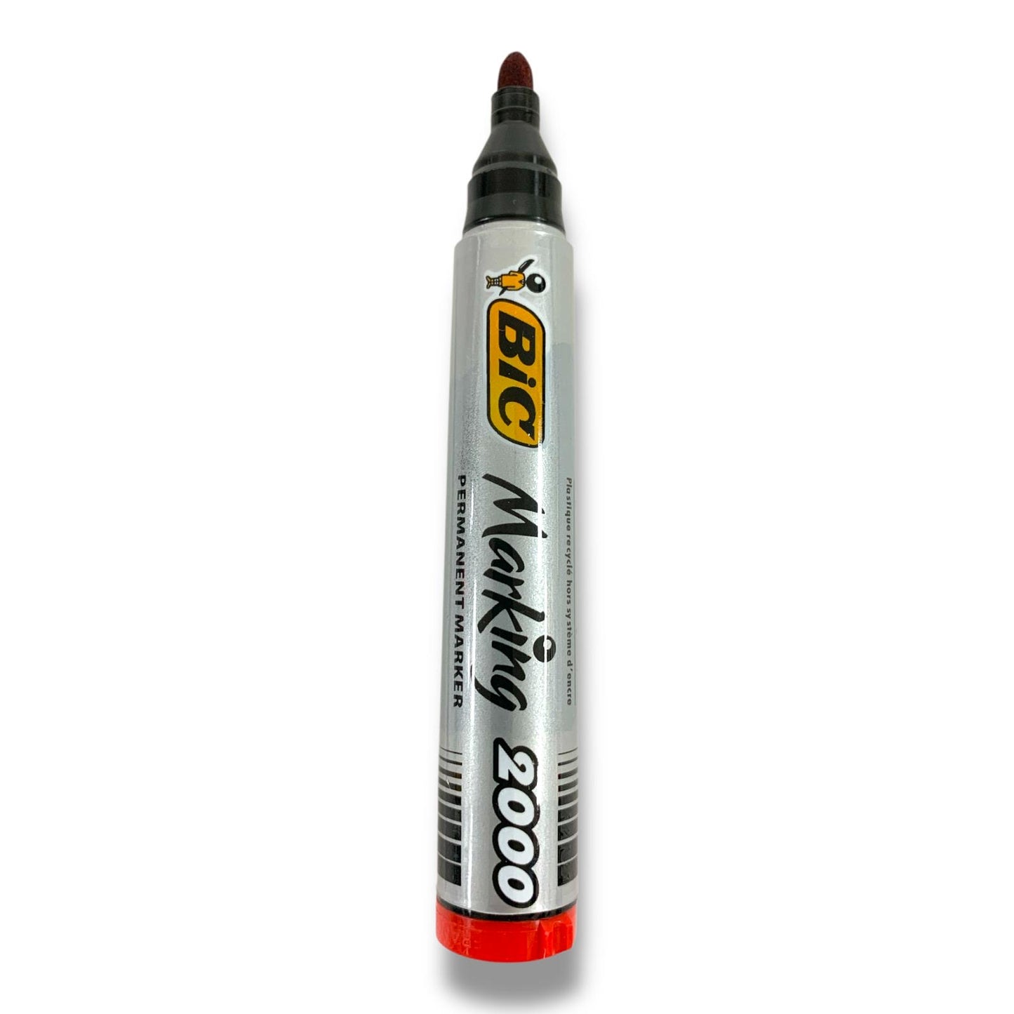 Bic Marking 2000 Permanent Marker Round Tip Red || قلم ثابت بيك راس دائري ماركنج ٢٠٠٠ احمر
