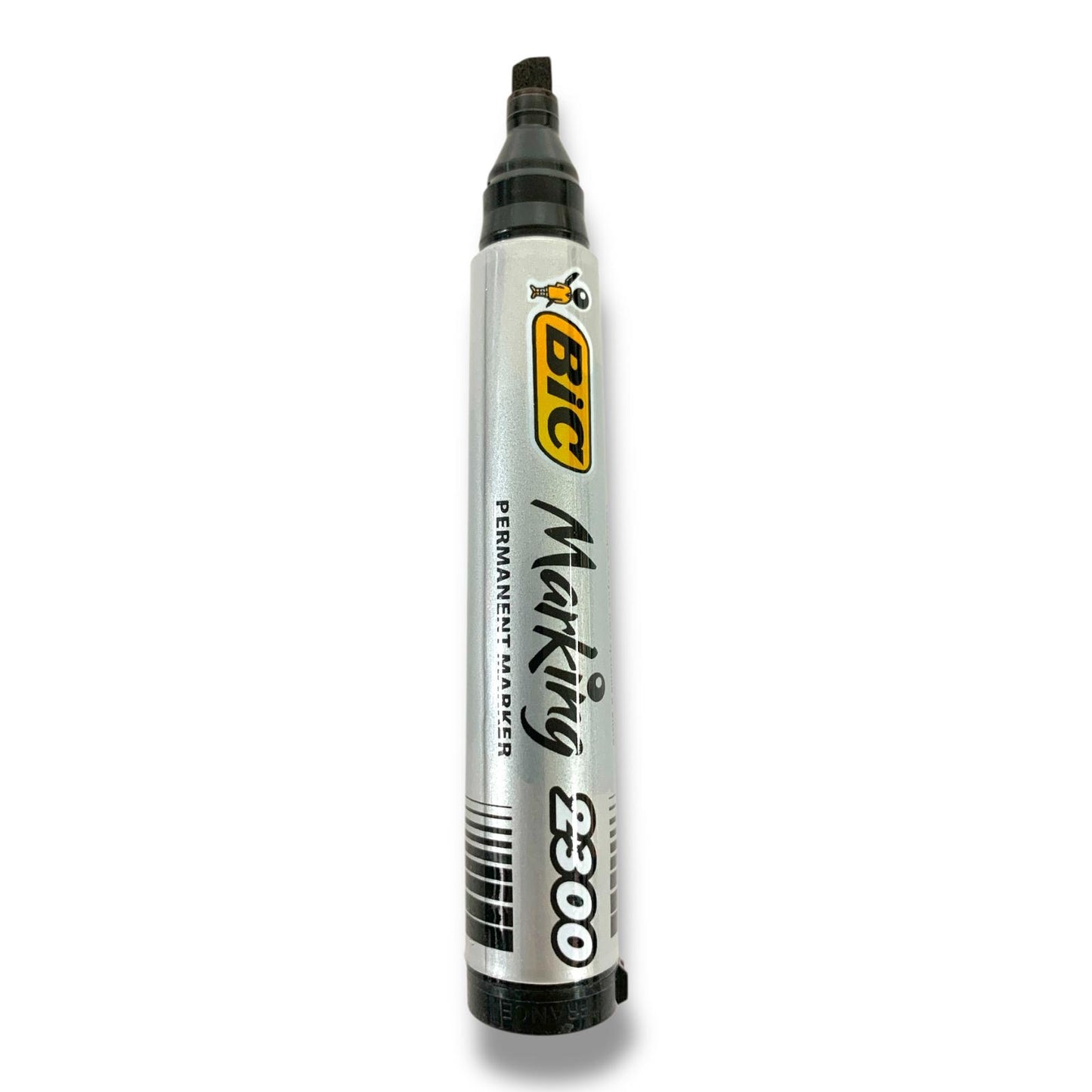 Bic Marking 2300 Permanent Marker Chisel Tip Black || قلم ثابت بيك راس مشطوف ماركنج ٢٣٠٠  اسود
