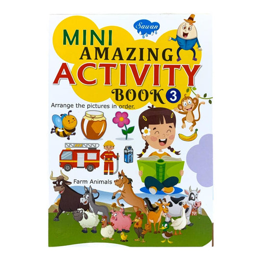 Sawan Mini Amazing Activity Book 3 || دفتر نشاطات الاطفال ٣