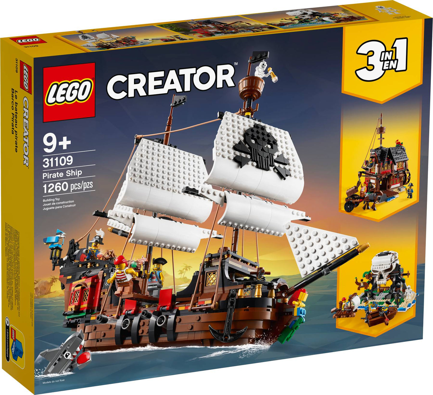 Lego 3in1 Pirate Ship || ليقو سفينه 3 في 1