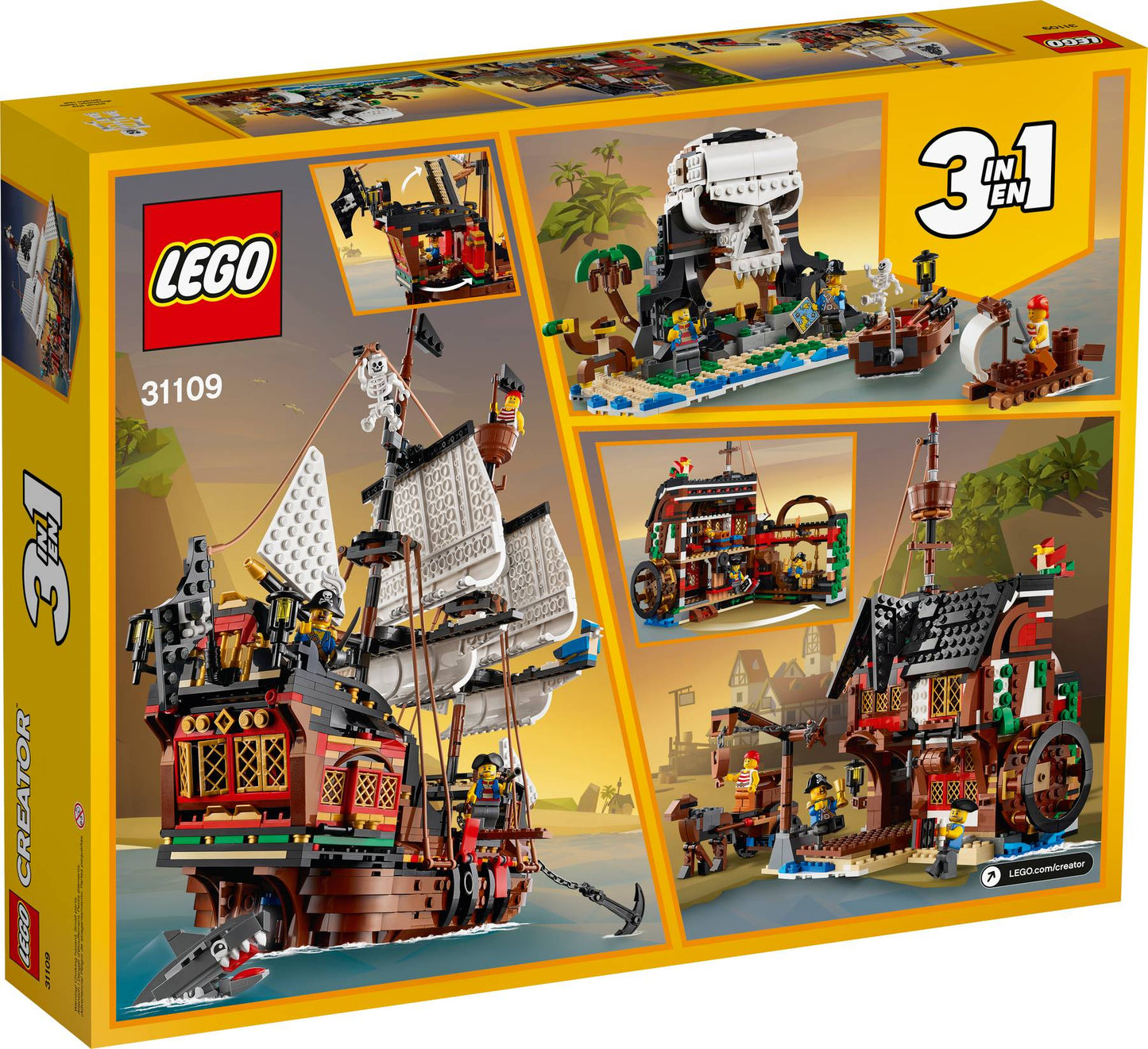 Lego 3in1 Pirate Ship || ليقو سفينه 3 في 1