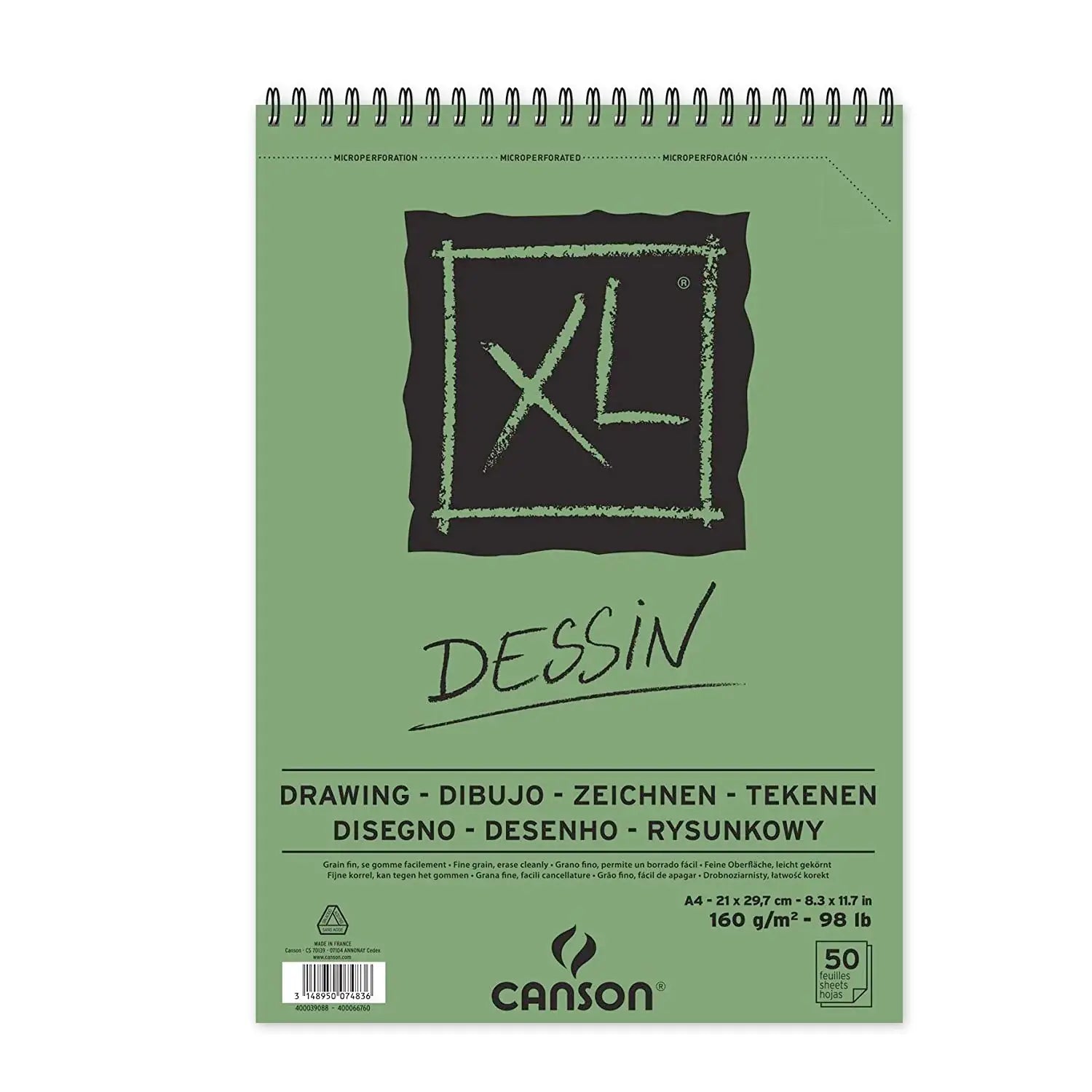 Canson Sketch Pad XL Design A5 Size || A5 كراسة رسم كانسون ديزاين حجم