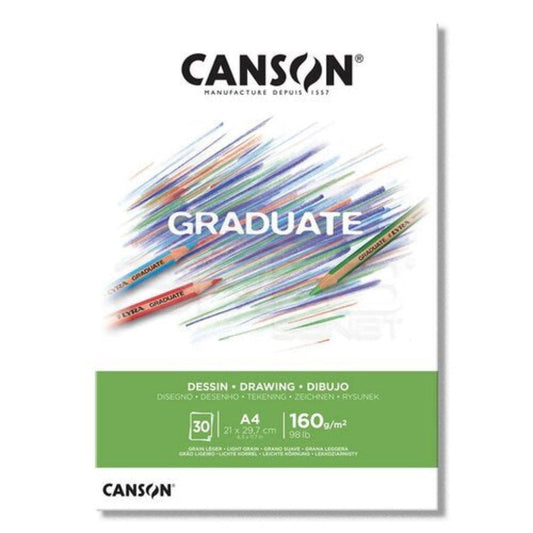 Canson GRADUATE Drawing A4  || A4 كراسة رسم كانسون جراديوت دراونج