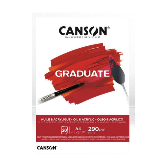 Canson GRADUATE OIl and Acrylic A4  ||  A4 كراسة رسم كانسون لالوان الزيت و الاكريليك