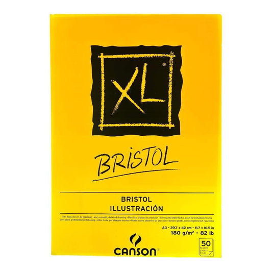 Canson Bristol A3 Size 180 gsm 50 Sheets || كراسة رسم سماكة ١٨٠ جرام ٥٠ ورقةA3 كانسون حجم