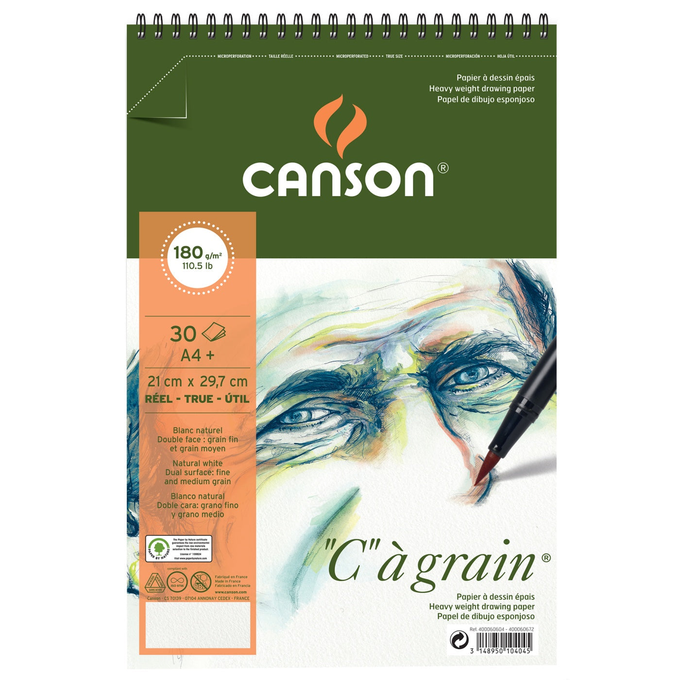 Canson C,a Grain A4 Size || A4 كراسة رسم كانسون قراين حجم