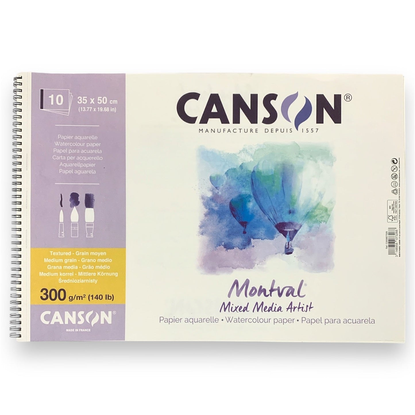 Canson Montval Sketch Pad Notebook 35 x 50 ||  مونتفال  كراسة رسم سكتش كانسون ٣٥*٥٠