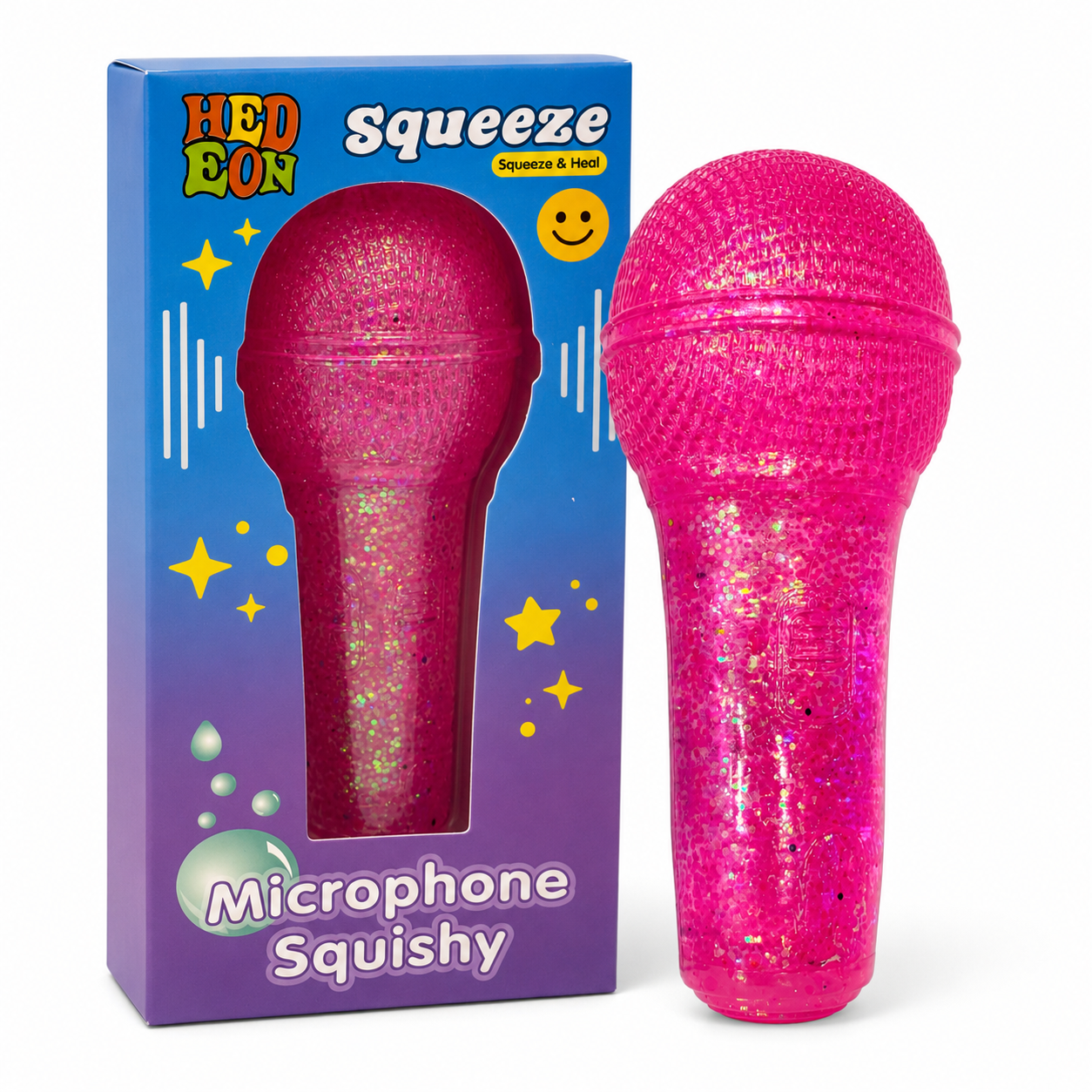 Microphone Squishy Pink || سكوشي مايكروفون وردي