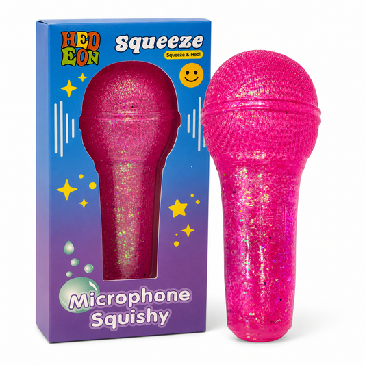 Microphone Squishy Pink || سكوشي مايكروفون وردي