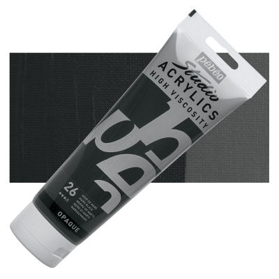 Pebeo Studio Acrylics High Viscosity 250 ml Mars Black || الوان بيبيو اكريليك 250 مل اسود