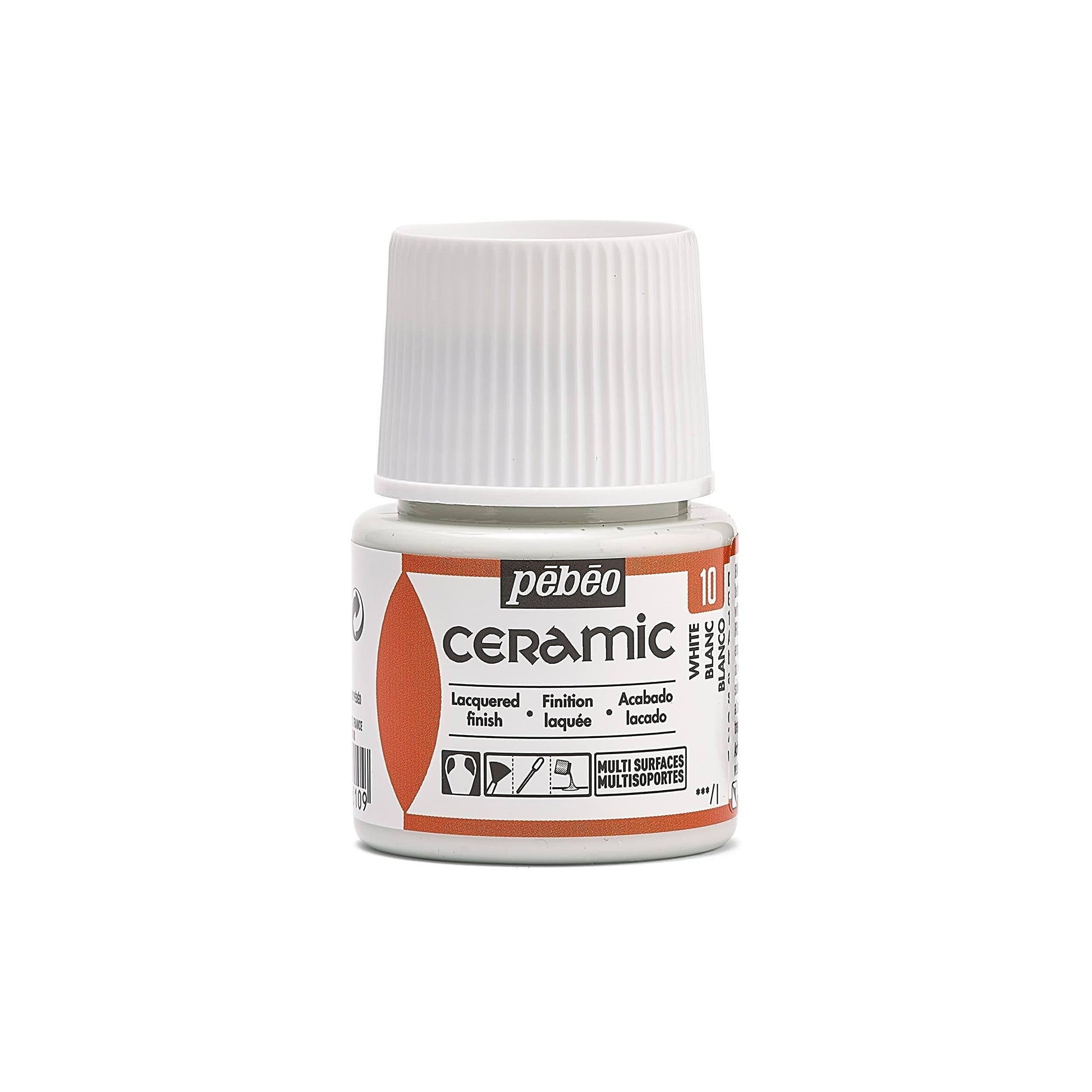 Pebeo Ceramic 45 ml White || لون سيراميك بيبيو ابيض ٤٥ مل