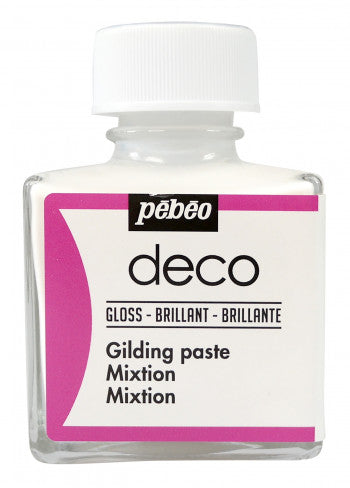 Pebeo DECO 75 ML AUXILIARY GILDING PASTE || معجون بيبيو ديكو صمغ سائل لرقائق التذهيب ولكل الاسصطح الجافة 75 مل
