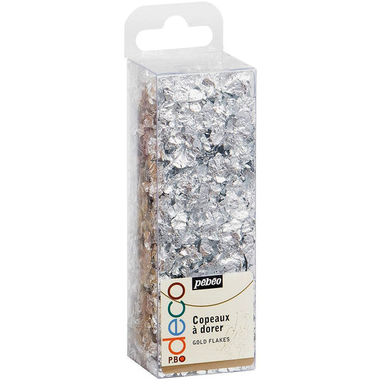 Pebeo Deco Silver Flakes || رقائق بيبيو الفضيه