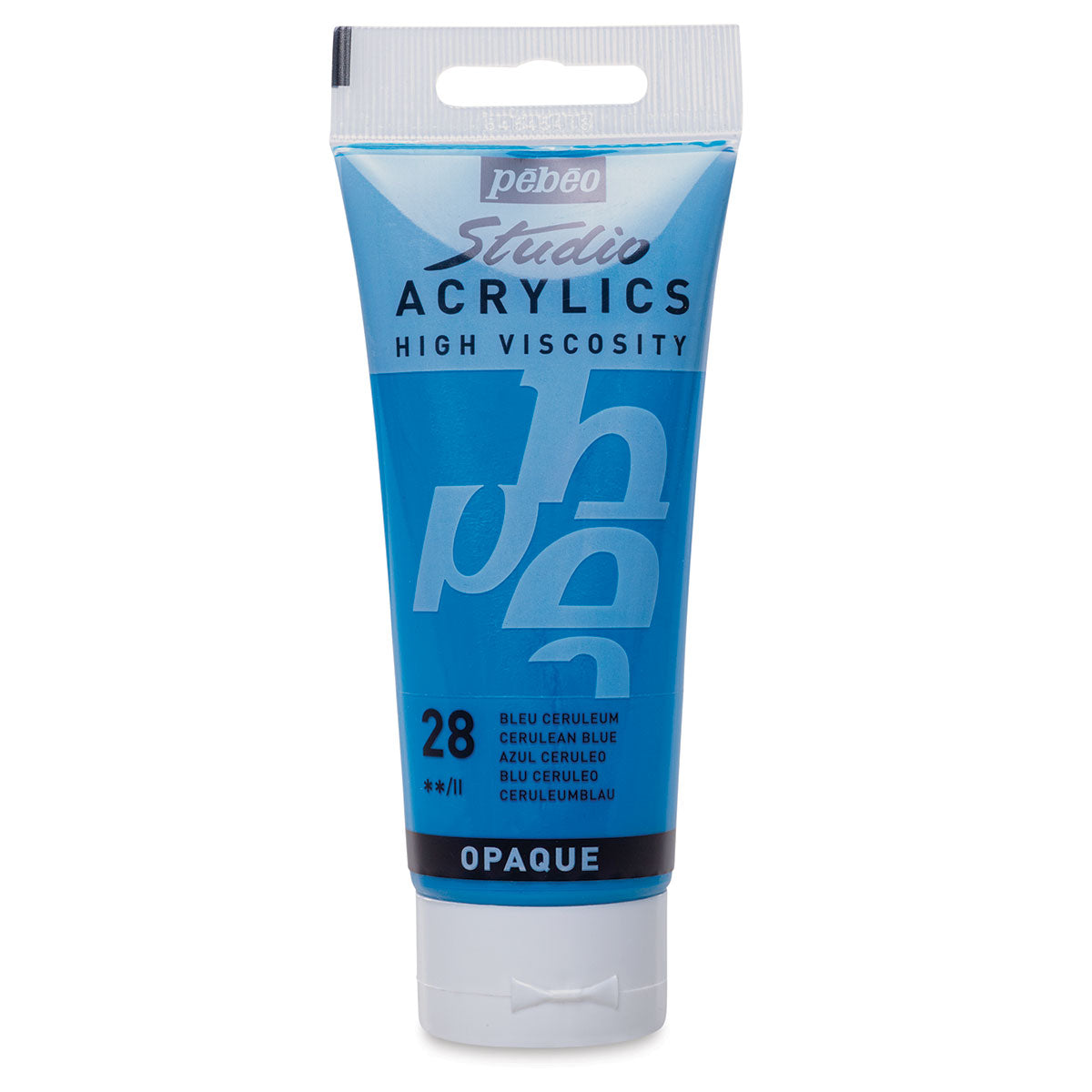 Pebeo Studio Acrylics High Viscosity 100 ml Cerulean Blue || الوان بيبيو اكريليك 100 مل لون ازرق