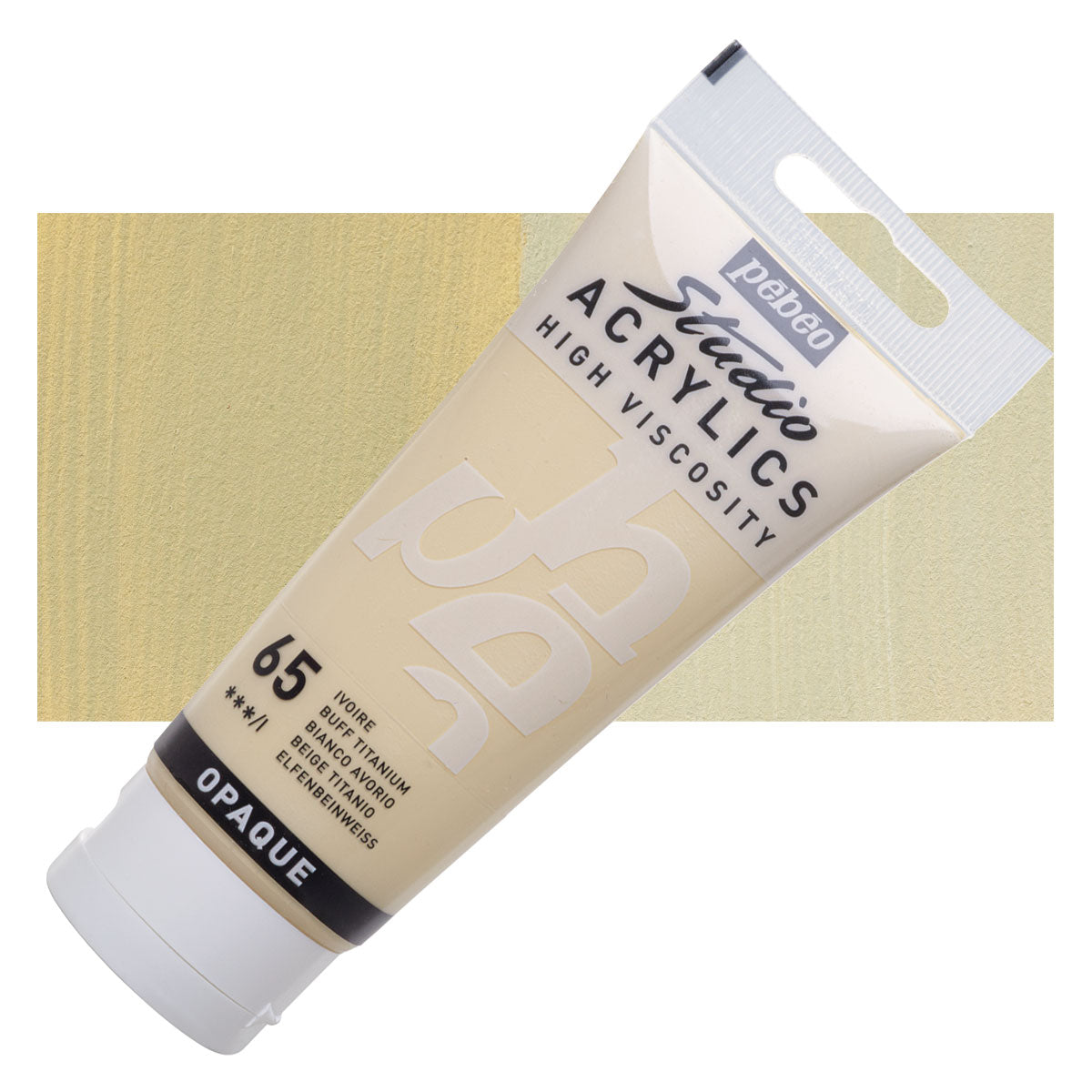 Pebeo Studio Acrylics High Viscosity 100 ml Ivory || الوان بيبيو اكريليك 100 مل عاجي