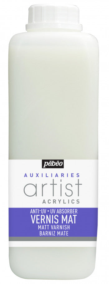 Pebeo Matt Acrylic Varnish 1 Liter || ورنيش بيبيو مطفي حجم  1 لتر