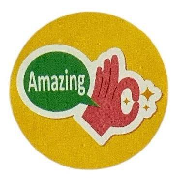 A&T English Encouragement Stickers 500 Pcs || رول ستيكرات تشجيعية انجليزية ٥٠٠ حبة