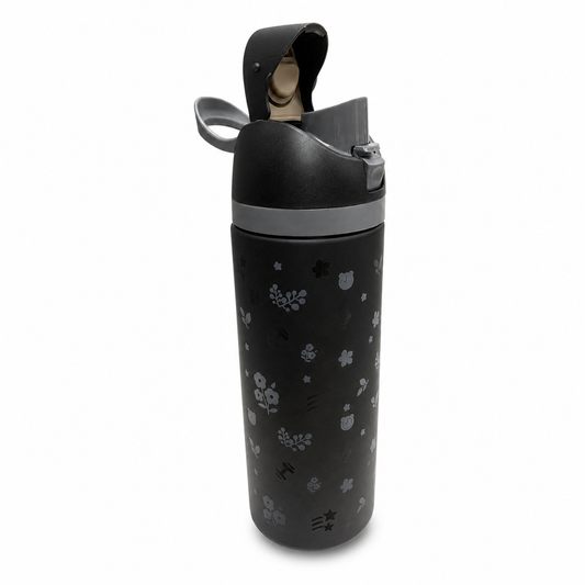 Water Bottle Rose Print Designs 850 ml #4 || مطارة ماء تصميم ورود 850 مل #4