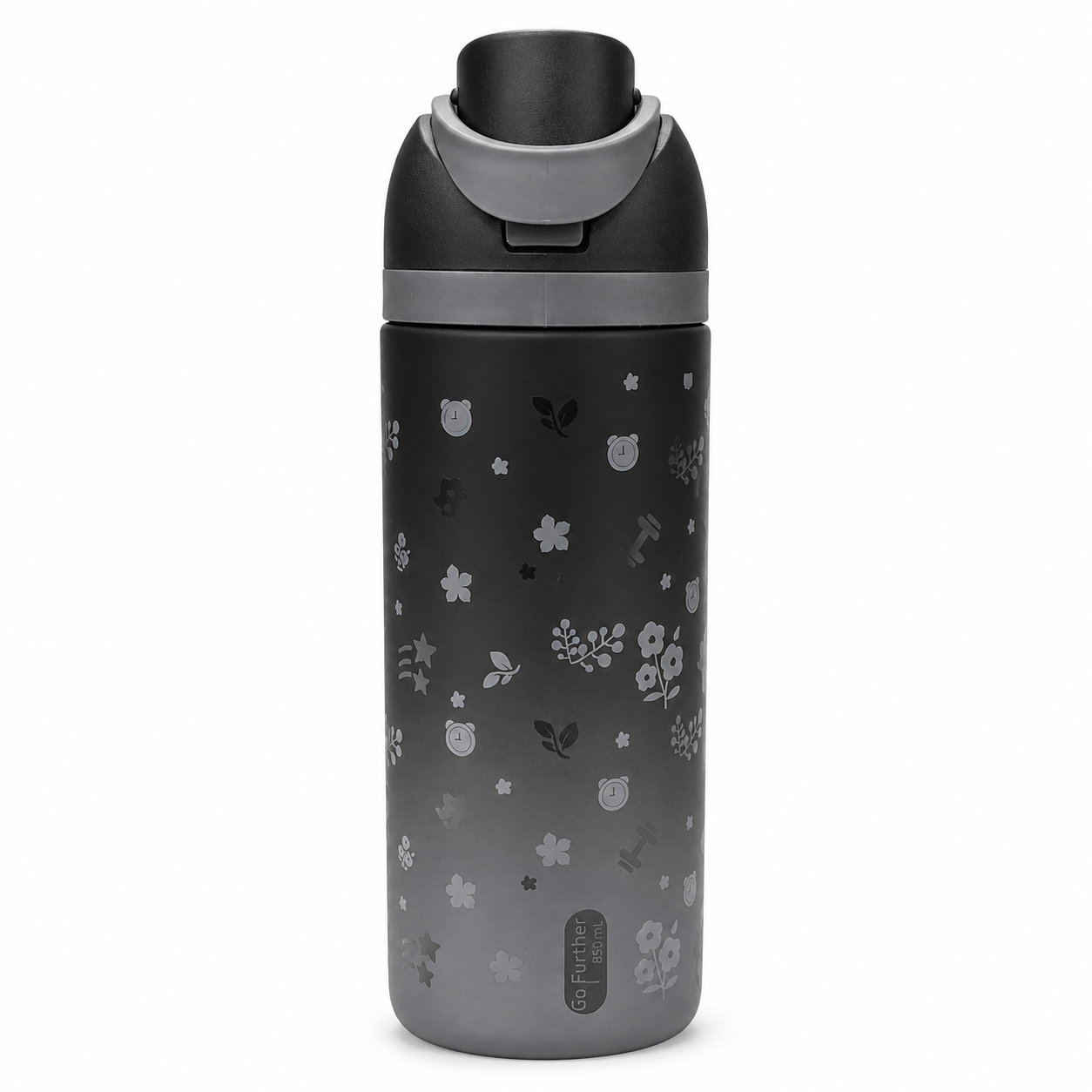 Water Bottle Rose Print Designs 850 ml #4 || مطارة ماء تصميم ورود 850 مل #4