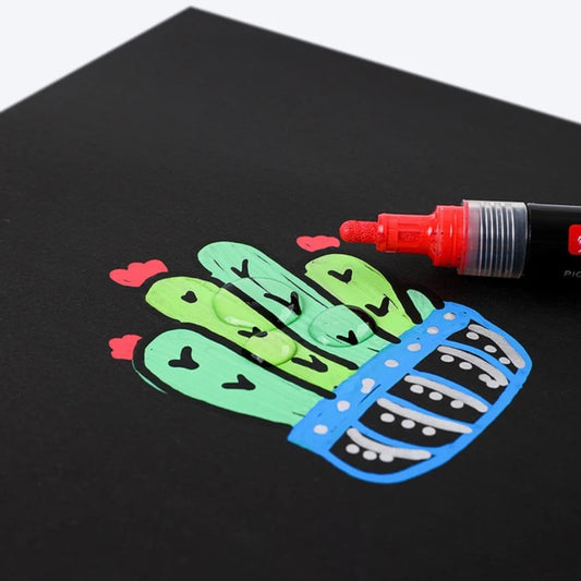 Jubai Acrylic Marker Line 4mm 36 color ||  اقلام اكريلك ماركر 4مم 36 لون