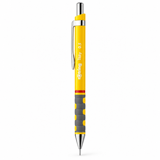 Rotring Tikky Mechanical Pencil 0.5mm Yellow || قلم رصاص ميكانيكي روترينج تيكي 0.5 مم أصفر