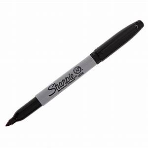 Sharpie Twin Tip Marker Fine & Ultra Fine || قلم شاربي اسود راسين