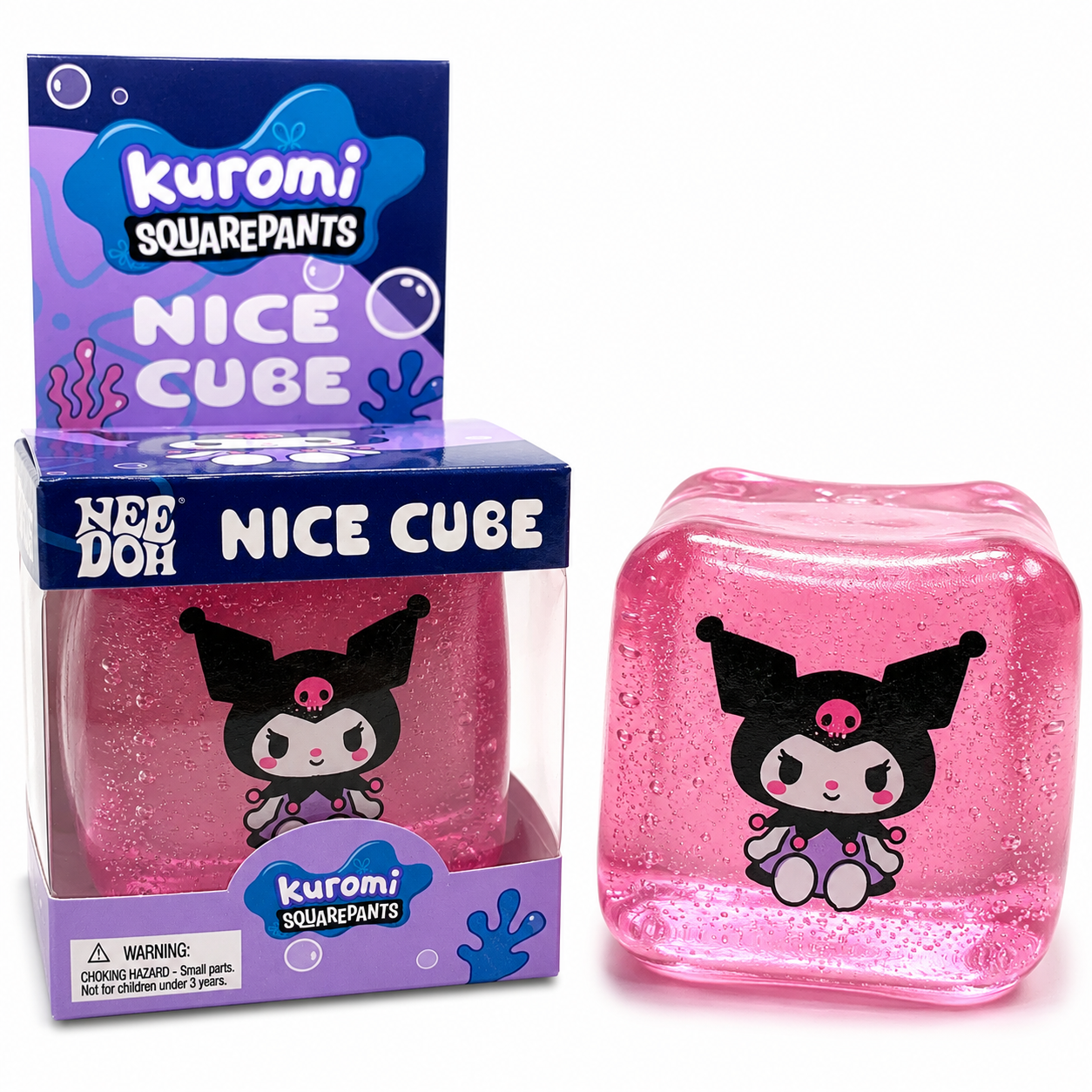 Needoh Nice Cube Kuromi Pink || مكعب نيدو كورومي وردي