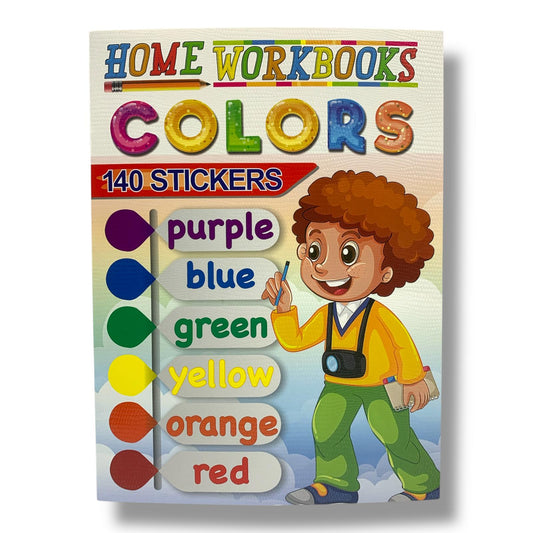 Home Workbooks Colors 140 Stickers #4 || نشاطات الاطفال المنزلية الالوان عدد 140 ستيكر