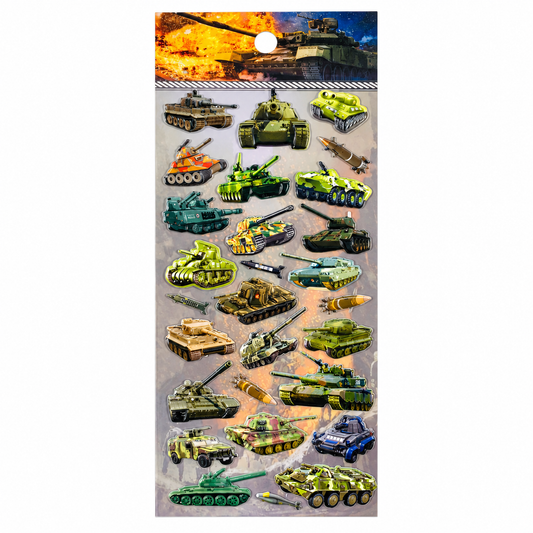 A&T Embossed Stickers Fighter Tanks #1 || ستيكرات بارزة اي اند تي طائرات دبابات #1