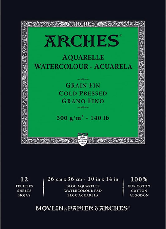 Movlin Paper Arches 300 gm A3 || دفتر رسم ارش 300 جم A3