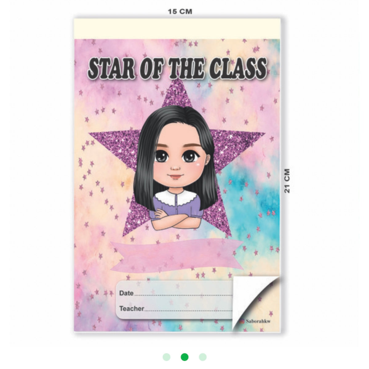 Class Stars Notebook - English || دفتر نجوم الفصل إنجليزي