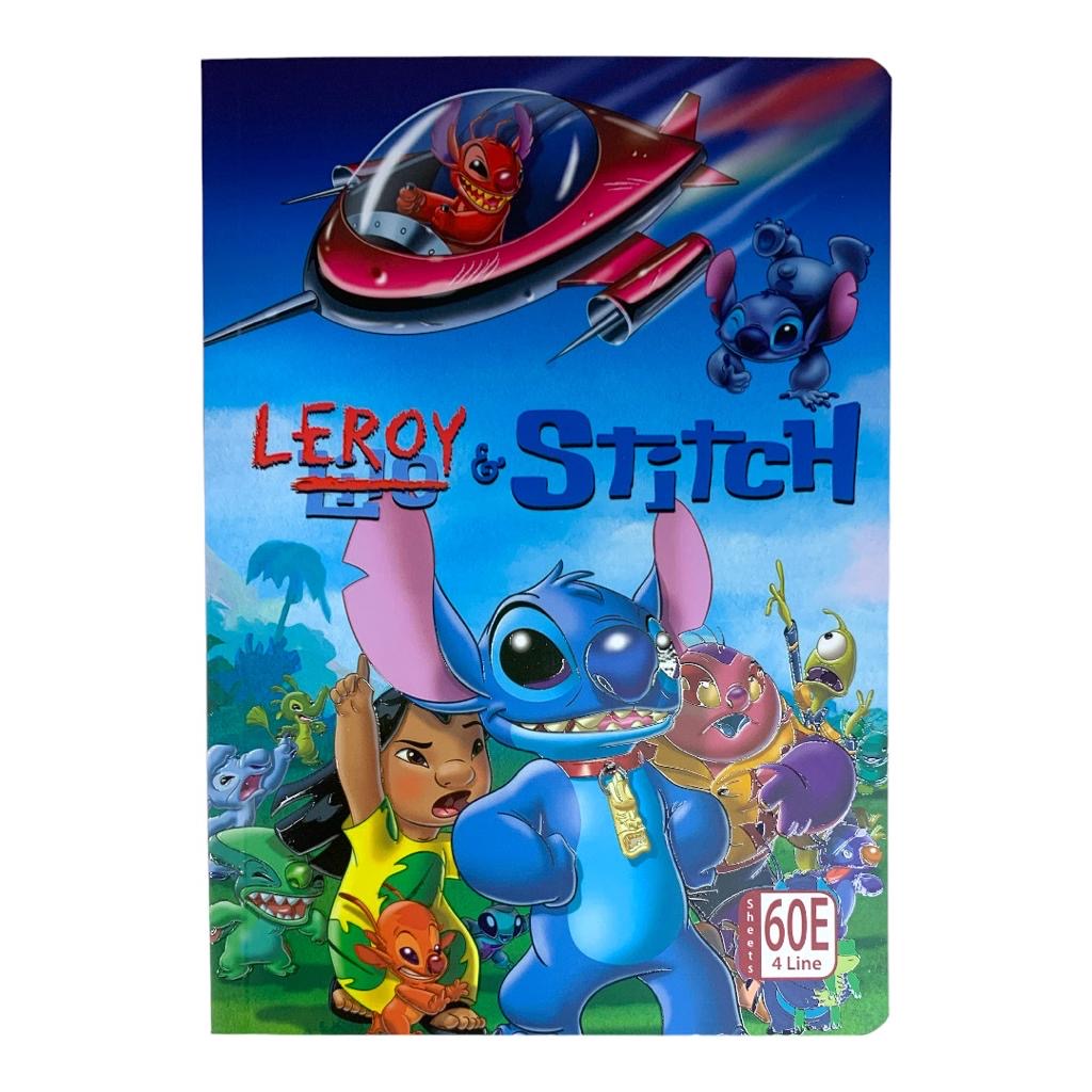 Stitch Notebook 7x9 60 Pages English 4 Lines || دفتر ستيتش حجم ٧ *٩ عدد ٦٠ صفحة انجليزي ٤ سطور