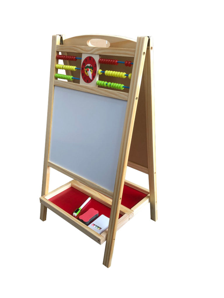 Preschool education two sided fold drawing boards 70 cm || لعبة لوحة وجهين للاطفال ٧٠ سم