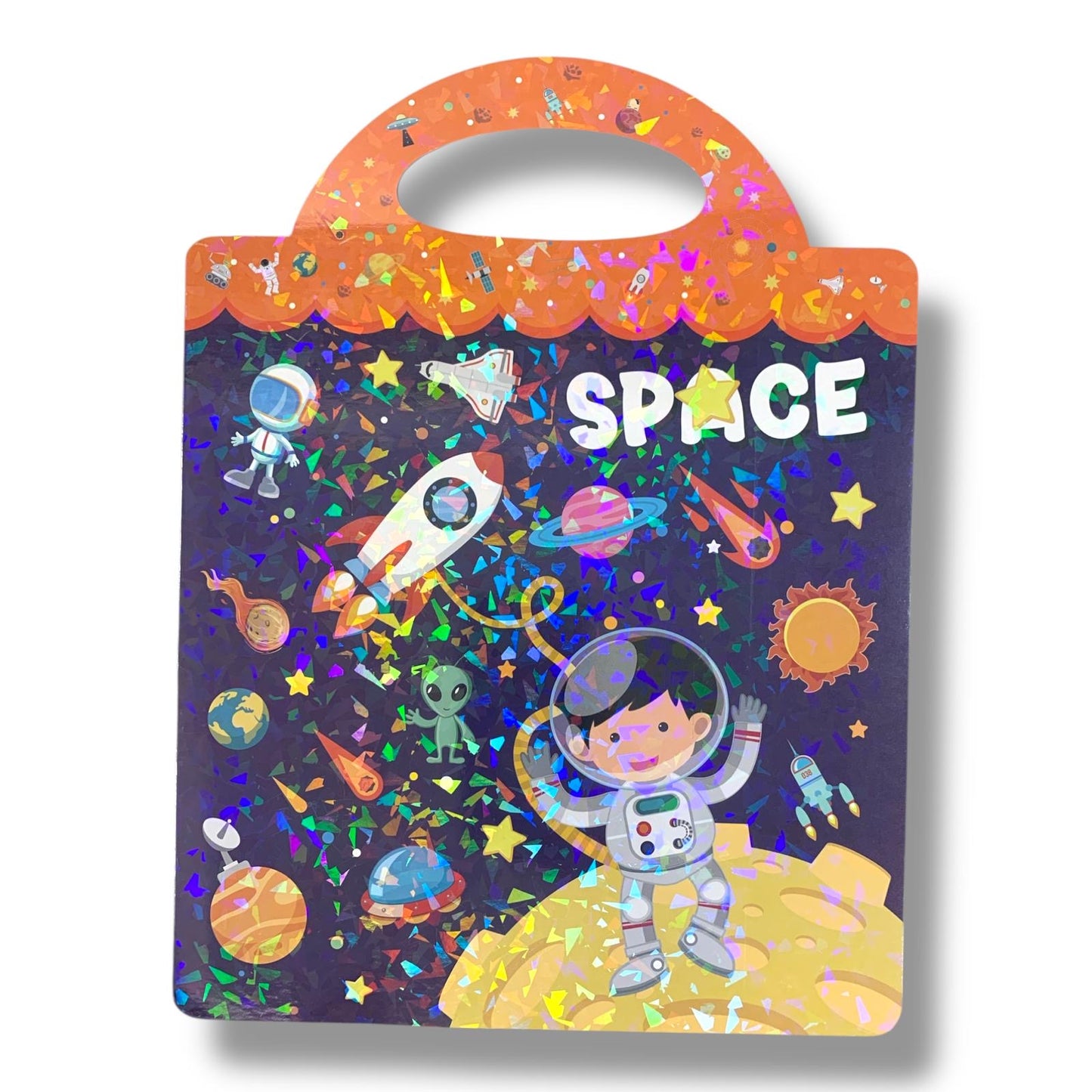 Space Sticker Activity Book || دفتر نشاطات اطفال ستيكرات الفضاء