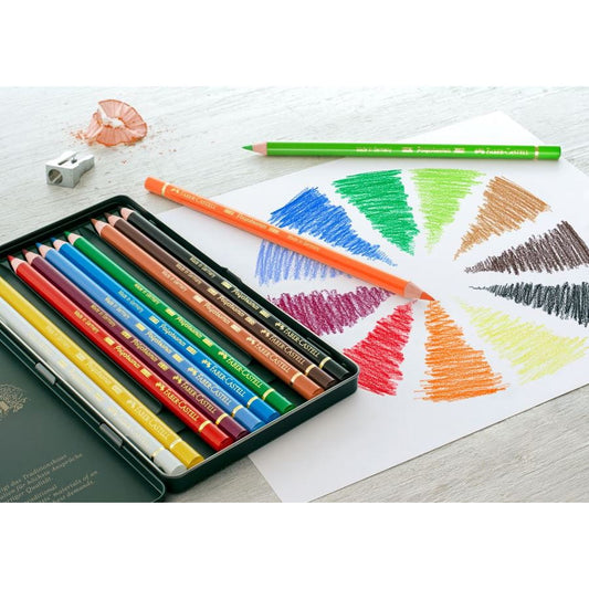Faber-Castell Polychromos Colour Pencils, 12 Colors – official product gallery photo 6