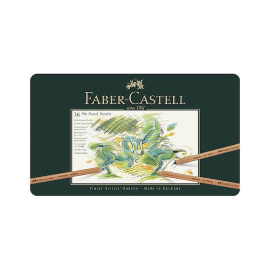 Faber-Castell Pitt Pastel Pencils, 36 Colors || أقلام باستيل فابر كاستل بيت، 36 لونًا