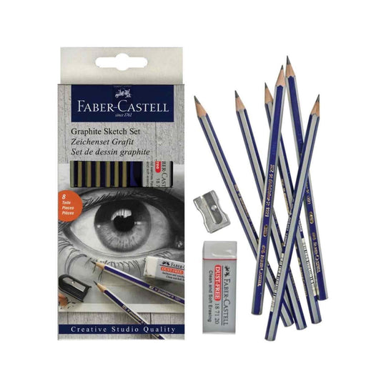 Graphite Set Faber Castell || اقلام رسم جرافيت فيبر كاستل
