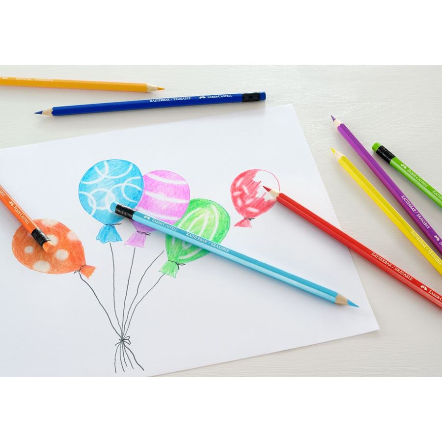 Faber-Castell coloured pencil official creative-use illustration 4; illustrated pack may differ
