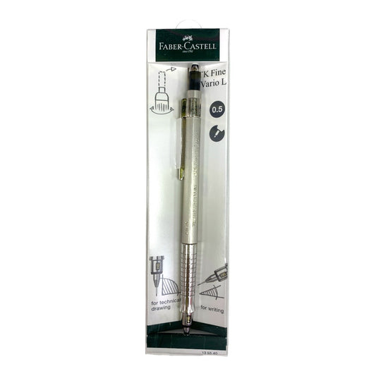Faber Castell TK Fine Vario L 0.5 for Technical Drawing and Writing || قلم رصاص فيبر كاستل مقاس ٠.٥ مل للرسم والكتابة
