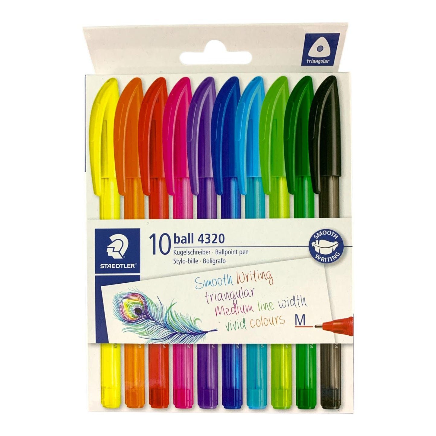 Staedtler Ball Point Pen 10 Colors || باكيت اقلام حبر ستدلر 10 لون