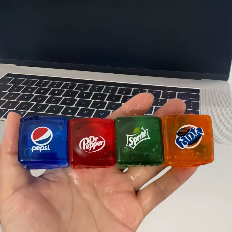 Needoh Nice Ice Baby Mini Squishy Cube Drinks || مكعب نيدو ميني مشروبات غازية