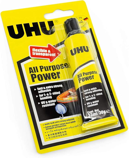 UHU All Purpose Power Glue || صمغ يوهو لاصق قوي لجميع الاستخدامات