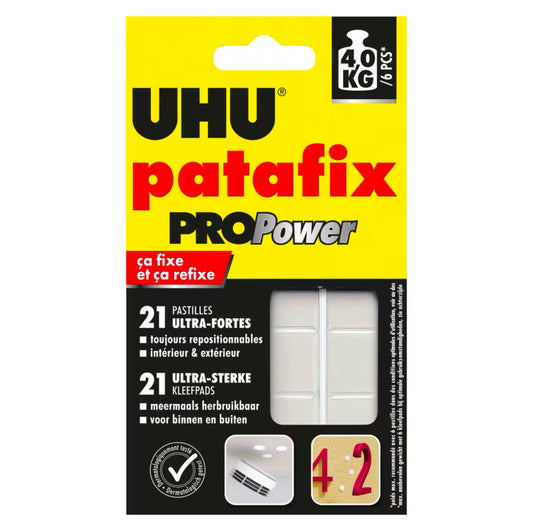 UHU Patafix ProPower 21 Glue Pads || يوهو باتافيكس برو باور ٢١ حشوة لاصقة