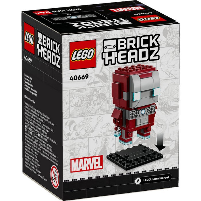 LEGO® BrickHeadz™ Iron Man MK5 40669 box back