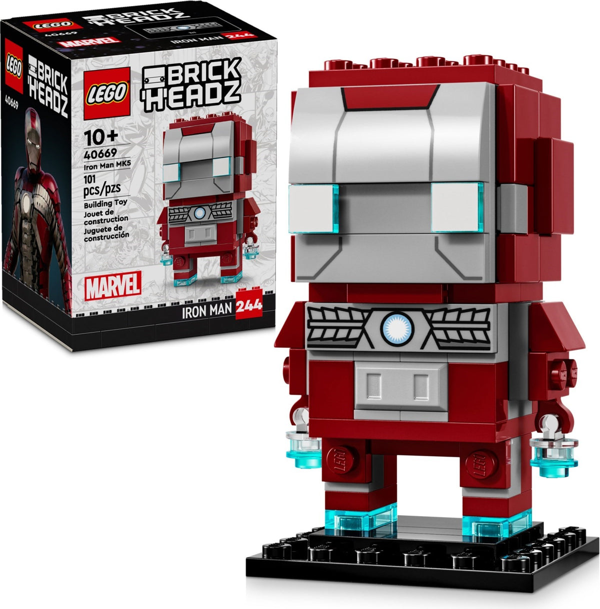 LEGO® BrickHeadz™ Iron Man MK5 40669 packshot