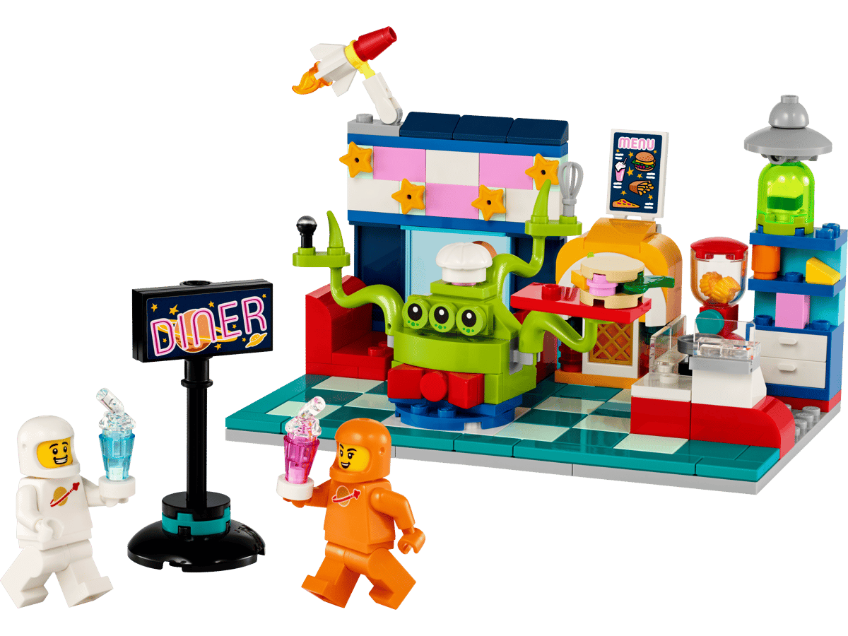 Lego Alien Space Diner || ليقو مطعم الفضائيين