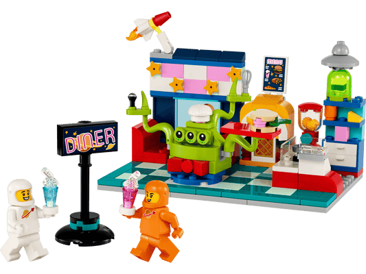 Lego Alien Space Diner || ليقو مطعم الفضائيين