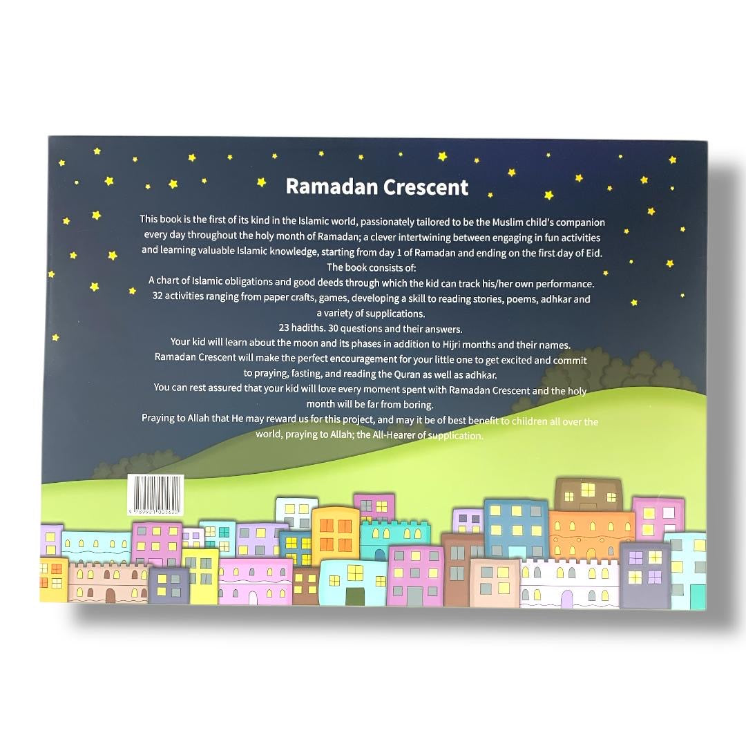 Ramadan Crescent Kids Activity Book English || دفتر نشاطات هلال رمضان للاطفال انجليزي